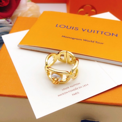 Replica Louis Vuitton LV Rings For Women #1239238 $29.00 USD for Wholesale