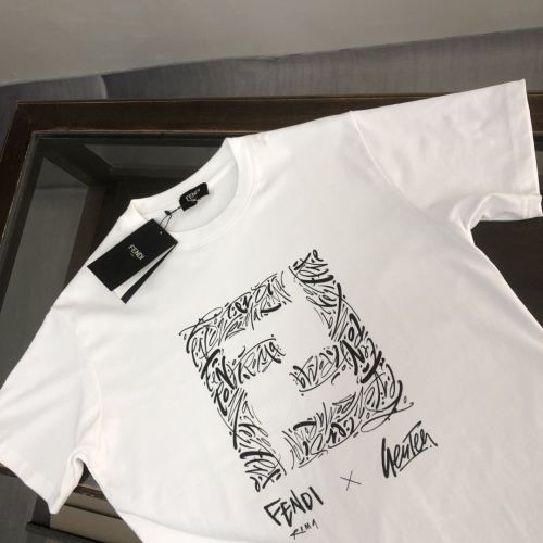 Replica Fendi T-Shirts Short Sleeved For Unisex #1239279 $41.00 USD for Wholesale