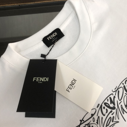 Replica Fendi T-Shirts Short Sleeved For Unisex #1239279 $41.00 USD for Wholesale