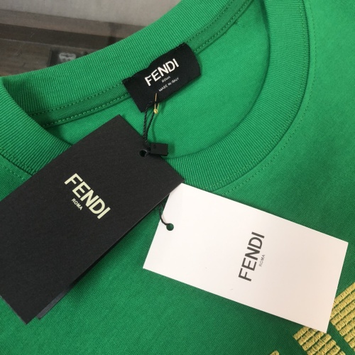 Replica Fendi T-Shirts Short Sleeved For Unisex #1239292 $41.00 USD for Wholesale