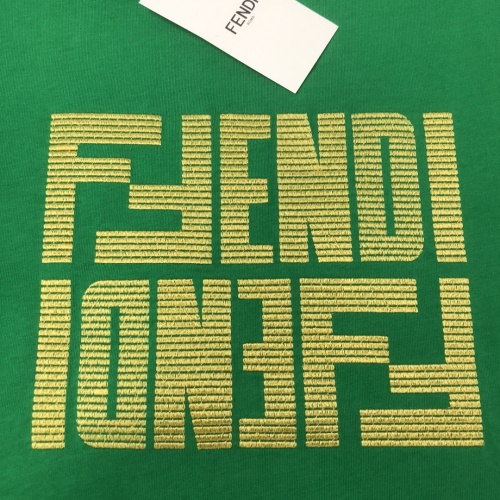 Replica Fendi T-Shirts Short Sleeved For Unisex #1239292 $41.00 USD for Wholesale