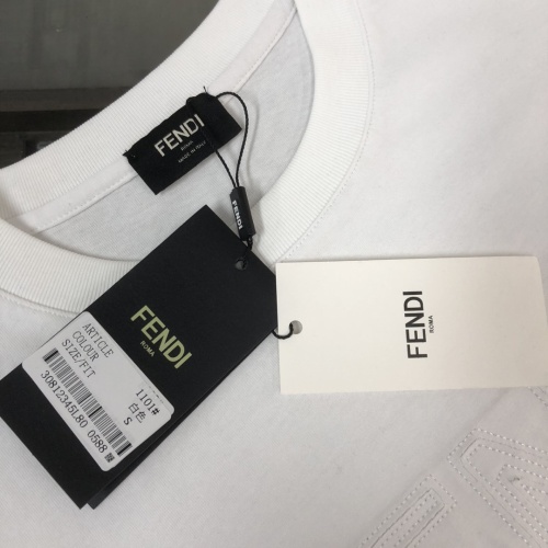 Replica Fendi T-Shirts Short Sleeved For Unisex #1239302 $41.00 USD for Wholesale