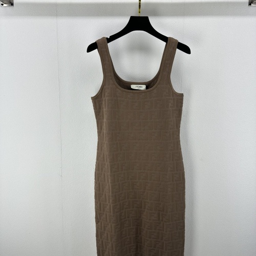 Cheap Fendi Dresses Sleeveless For Women #1239612, $$88.00 USD On Fendi Dresses