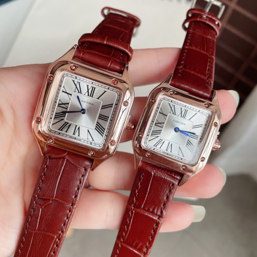 Replica Cartier Watches In Rose Gold For Unisex #1239728 $27.00 USD for Wholesale