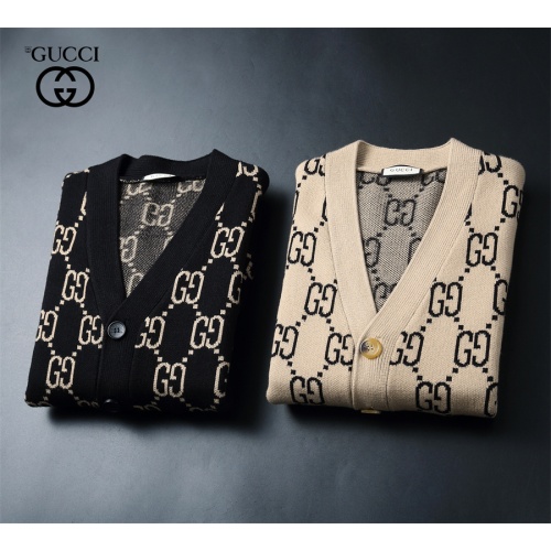 Replica Gucci Sweaters Long Sleeved For Men #1240435 $60.00 USD for Wholesale