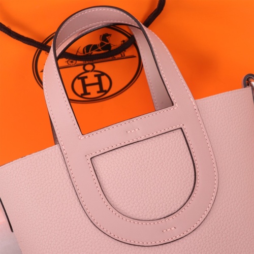 Replica Hermes AAA Quality Handbags In Silver For Women #1240516 $240.00 USD for Wholesale