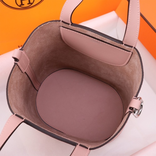 Replica Hermes AAA Quality Handbags In Silver For Women #1240516 $240.00 USD for Wholesale