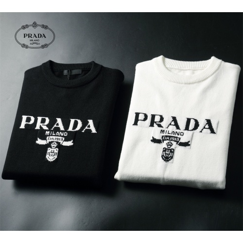 Replica Prada Sweater Long Sleeved For Men #1240559 $52.00 USD for Wholesale