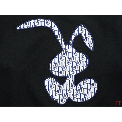 Replica Christian Dior Hoodies Long Sleeved For Unisex #1241156 $56.00 USD for Wholesale