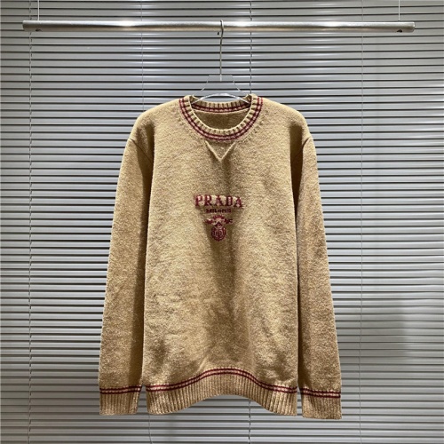 Cheap Prada Sweater Long Sleeved For Unisex #1241292, $$52.00 USD On Prada Sweater