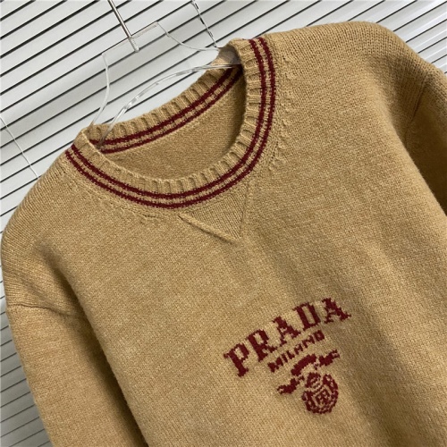 Replica Prada Sweater Long Sleeved For Unisex #1241292 $52.00 USD for Wholesale