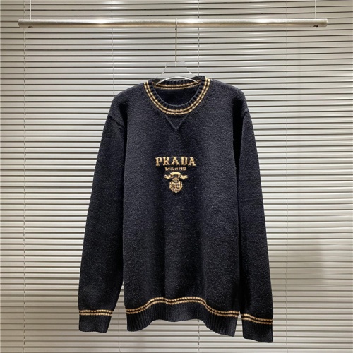 Cheap Prada Sweater Long Sleeved For Unisex #1241294, $$52.00 USD On Prada Sweater