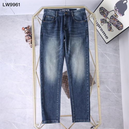 Replica LOEWE Jeans For Men #1241711 $45.00 USD for Wholesale