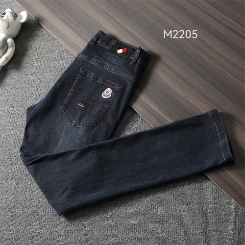 Replica Moncler Jeans For Men #1241716 $45.00 USD for Wholesale