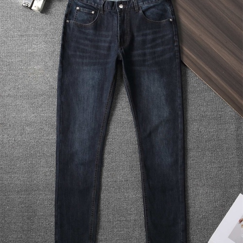 Replica Moncler Jeans For Men #1241716 $45.00 USD for Wholesale