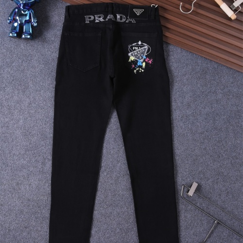 Replica Prada Jeans For Men #1241738 $45.00 USD for Wholesale