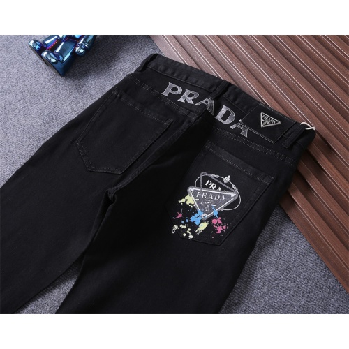 Replica Prada Jeans For Men #1241738 $45.00 USD for Wholesale