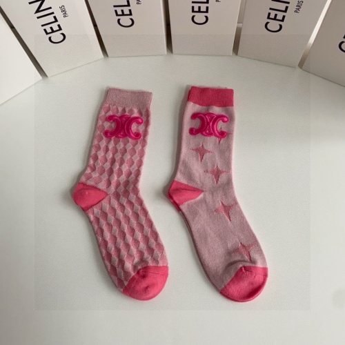 Replica Celine Socks #1242094 $29.00 USD for Wholesale