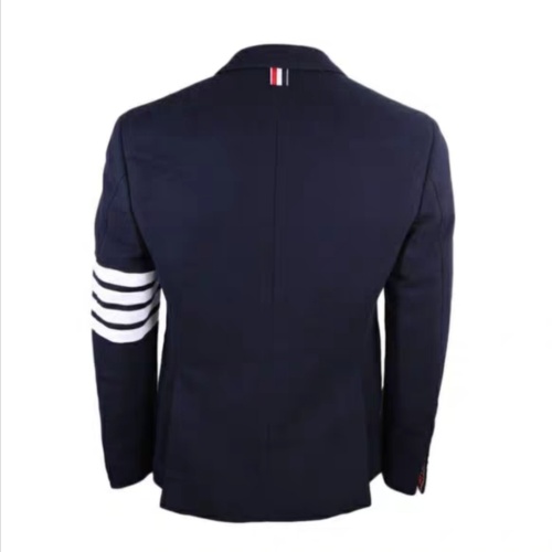 Replica Thom Browne Jackets Long Sleeved For Men #1242145 $88.00 USD for Wholesale