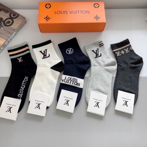 Cheap Louis Vuitton LV Socks #1242247, $$29.00 USD On Louis Vuitton LV Socks