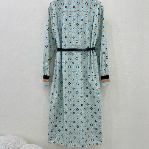 Replica Louis Vuitton LV Dresses Long Sleeved For Women #1242695 $130.00 USD for Wholesale