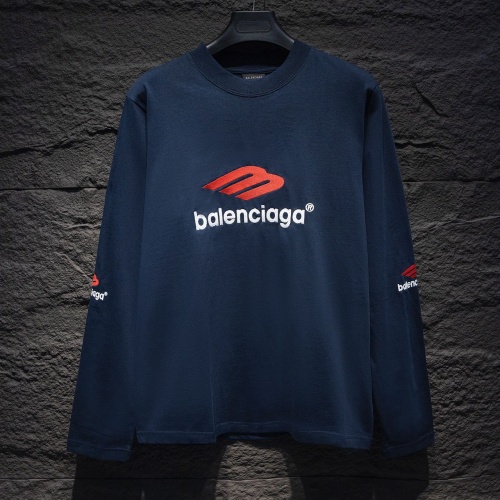 Cheap Balenciaga T-Shirts Long Sleeved For Unisex #1242775, $$45.00 USD On Balenciaga T-Shirts