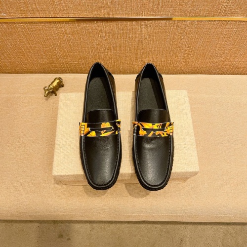 Cheap Versace Leather Shoes For Men #1243141, $$68.00 USD On Versace Leather Shoes