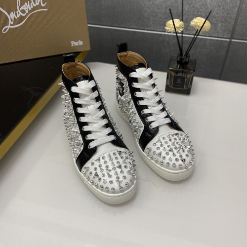 Replica Christian Louboutin High Top Shoes For Women #1243180 $96.00 USD for Wholesale