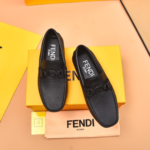 Cheap Fendi Leather Shoes For Men #1243233, $$80.00 USD On Fendi Leather Shoes