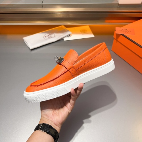 Replica Hermes Casual Shoes For Men #1243534 $125.00 USD for Wholesale