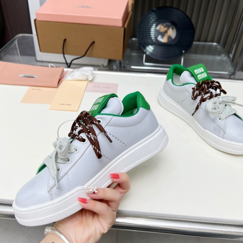 Replica MIU MIU Casual Shoes For Women #1243711 $100.00 USD for Wholesale