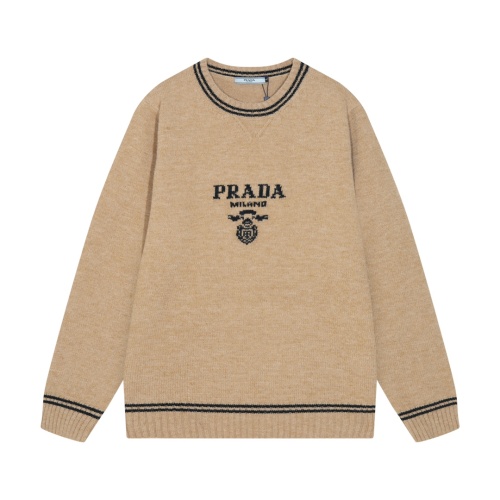 Cheap Prada Sweater Long Sleeved For Unisex #1243791, $$64.00 USD On Prada Sweater