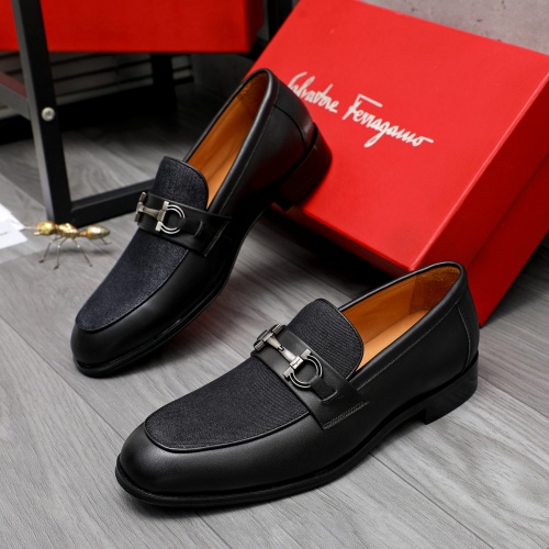 Cheap Salvatore Ferragamo Leather Shoes For Men #1243976, $$82.00 USD On Salvatore Ferragamo Leather Shoes