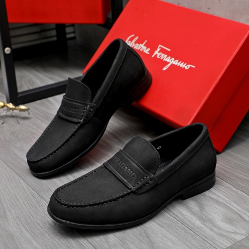 Cheap Salvatore Ferragamo Leather Shoes For Men #1243999, $$82.00 USD On Salvatore Ferragamo Leather Shoes