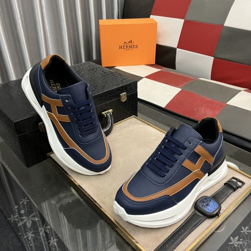 Replica Hermes Casual Shoes For Men #1244299 $82.00 USD for Wholesale