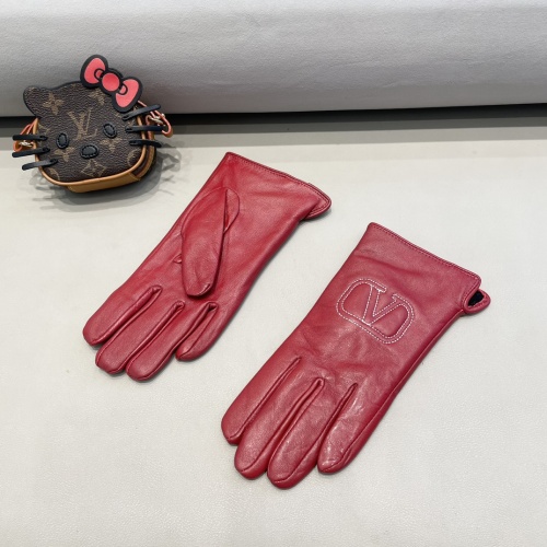 Replica Valentino Gloves For Women #1244584 $45.00 USD for Wholesale