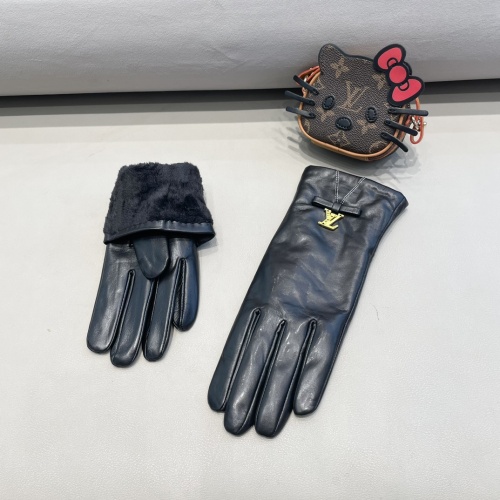 Replica Louis Vuitton LV Gloves For Women #1244595 $48.00 USD for Wholesale