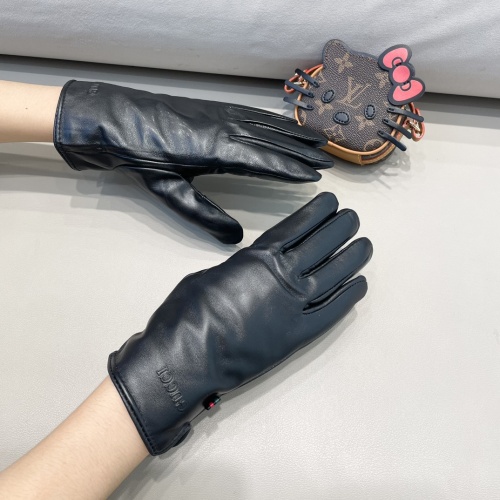 Replica Gucci Gloves For Women #1244601 $42.00 USD for Wholesale