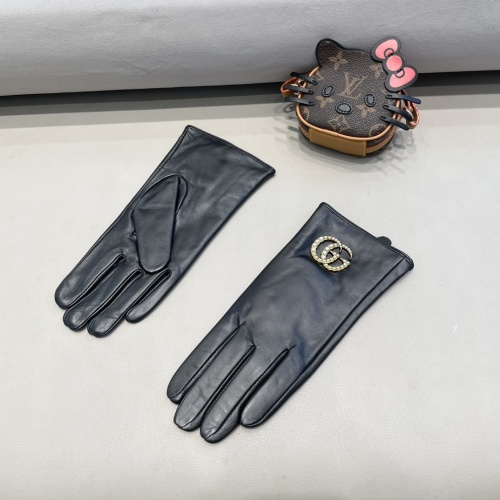 Replica Gucci Gloves For Women #1244606 $48.00 USD for Wholesale