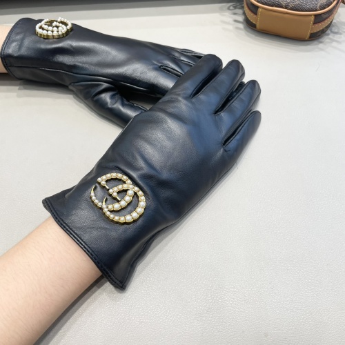 Replica Gucci Gloves For Women #1244606 $48.00 USD for Wholesale