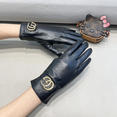 Replica Gucci Gloves For Women #1244606 $48.00 USD for Wholesale