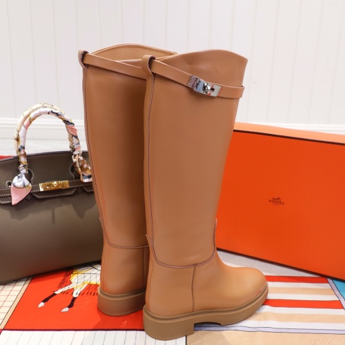 Replica Hermes Boots For Women #1244874 $112.00 USD for Wholesale