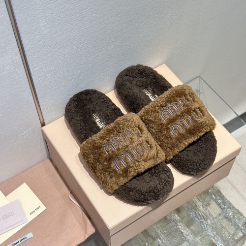 Cheap MIU MIU Slippers For Women #1245040, $$98.00 USD On MIU MIU Slippers