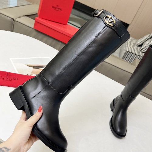 Replica Valentino Boots For Women #1245185 $145.00 USD for Wholesale