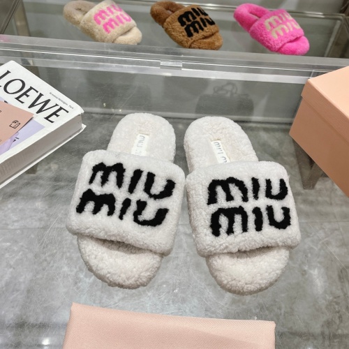 Cheap MIU MIU Slippers For Women #1245360, $$92.00 USD On MIU MIU Slippers