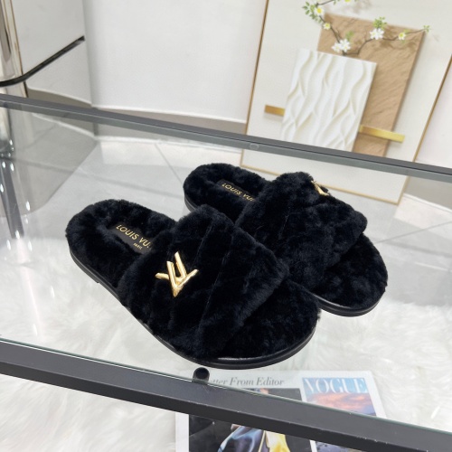 Replica Louis Vuitton Slippers For Women #1245418 $98.00 USD for Wholesale