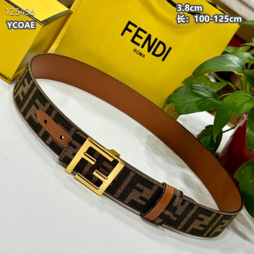 Replica Fendi AAA Quality Belts For Men #1245424 $60.00 USD for Wholesale