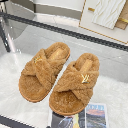 Replica Louis Vuitton Slippers For Women #1245426 $98.00 USD for Wholesale