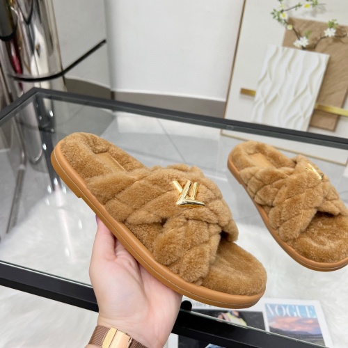 Replica Louis Vuitton Slippers For Women #1245426 $98.00 USD for Wholesale