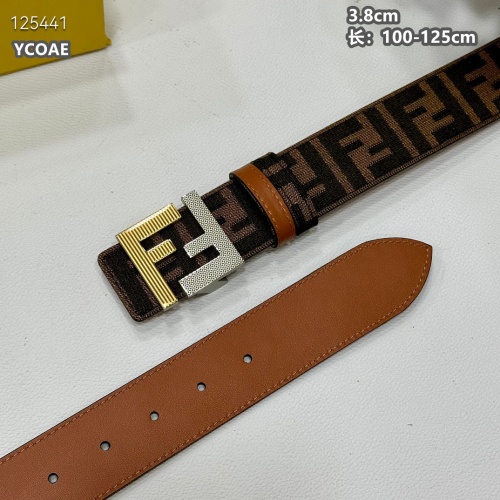 Replica Fendi AAA Quality Belts For Men #1245431 $60.00 USD for Wholesale